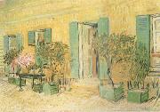 Vincent Van Gogh Exterio of a Restaurant at Asnieres (nn04) Spain oil painting artist